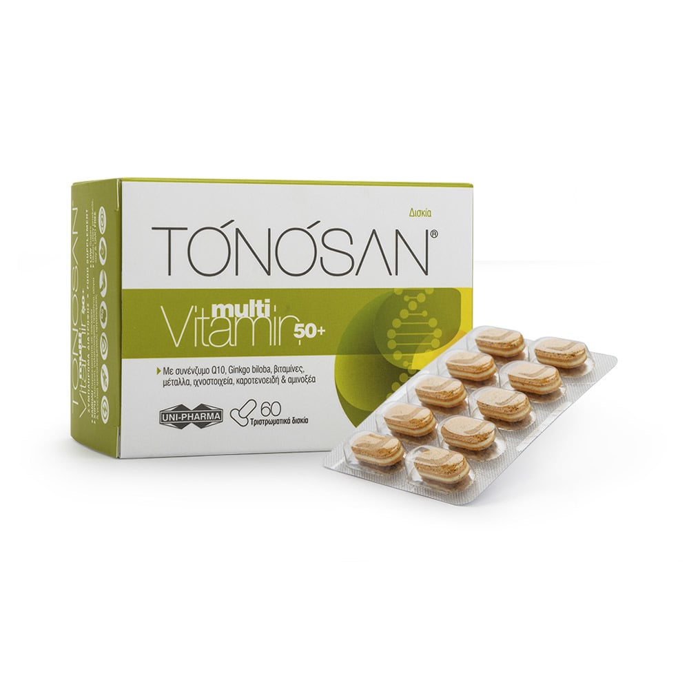 UNI-PHARMA - TONOSAN Multivitamin 50+ - 60caps
