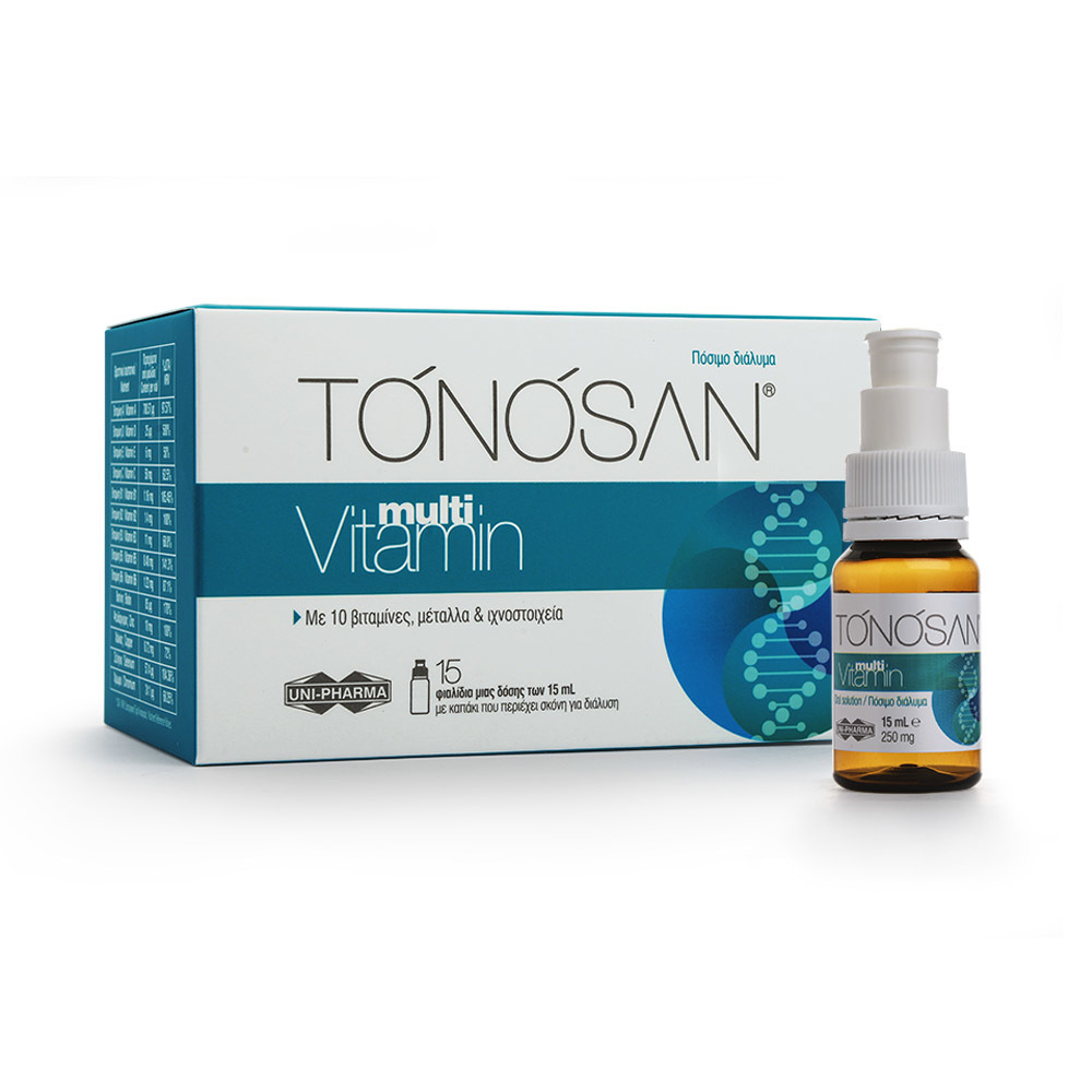 UNI-PHARMA - TONOSAN Multivitamin - 15vials