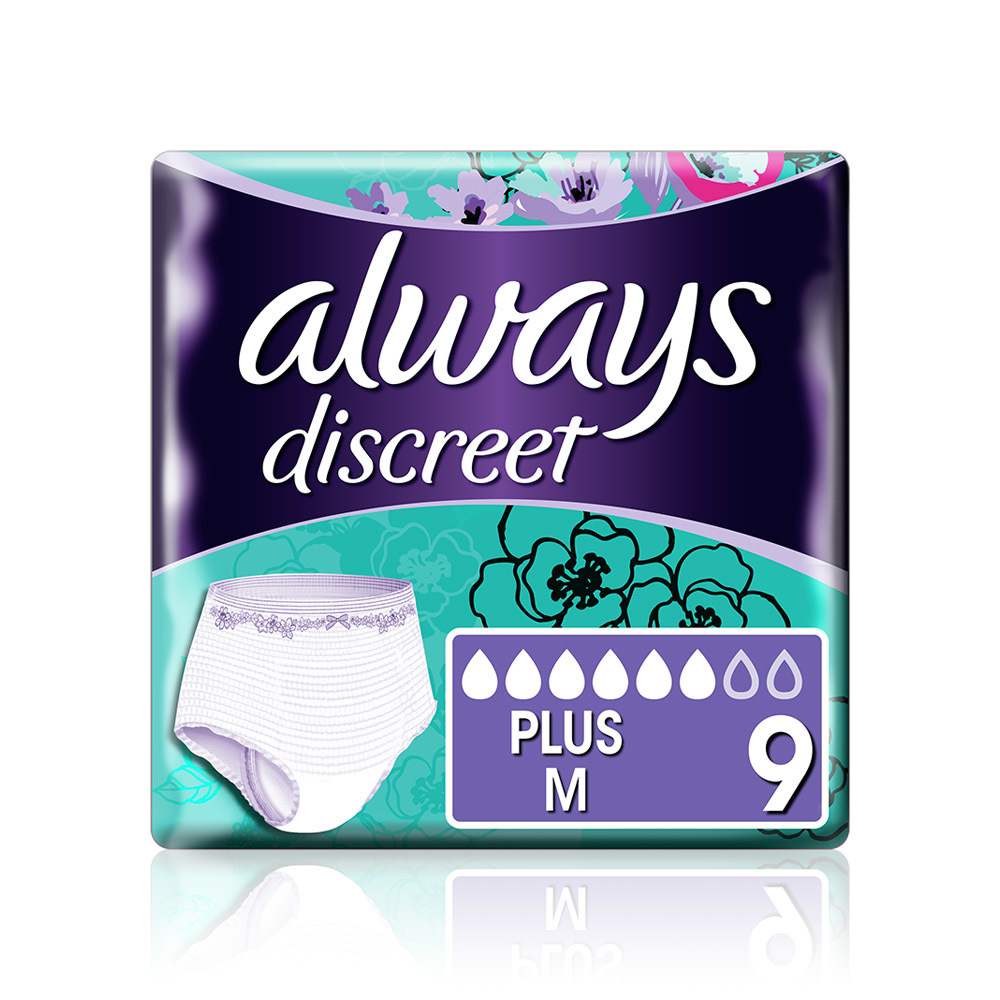 ALWAYS - DISCREET Underwear Plus Medium - 9pants