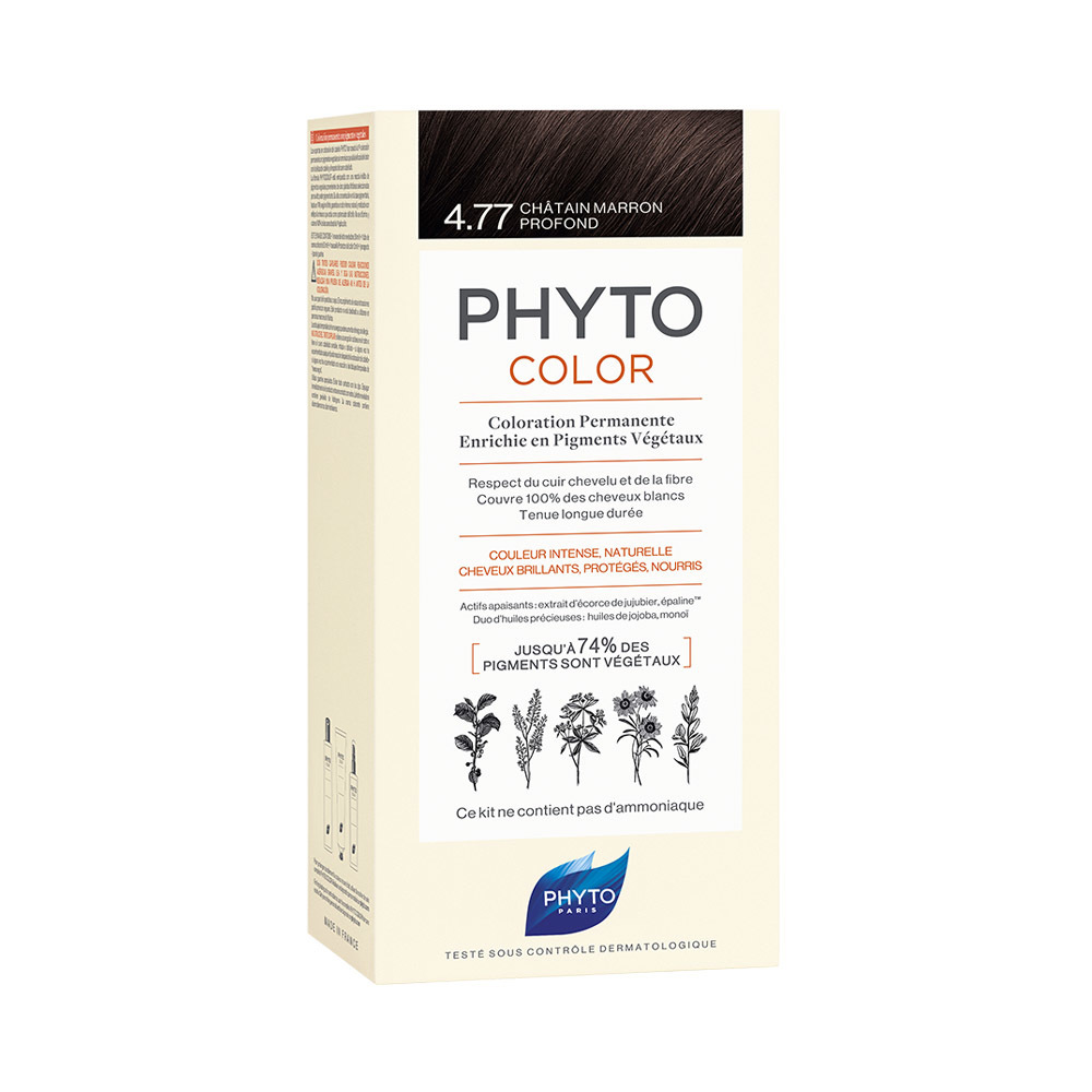 PHYTO - PHYTOCOLOR 4.77 Chatain Marron Profond (Καστανό έντονο μαρόν)