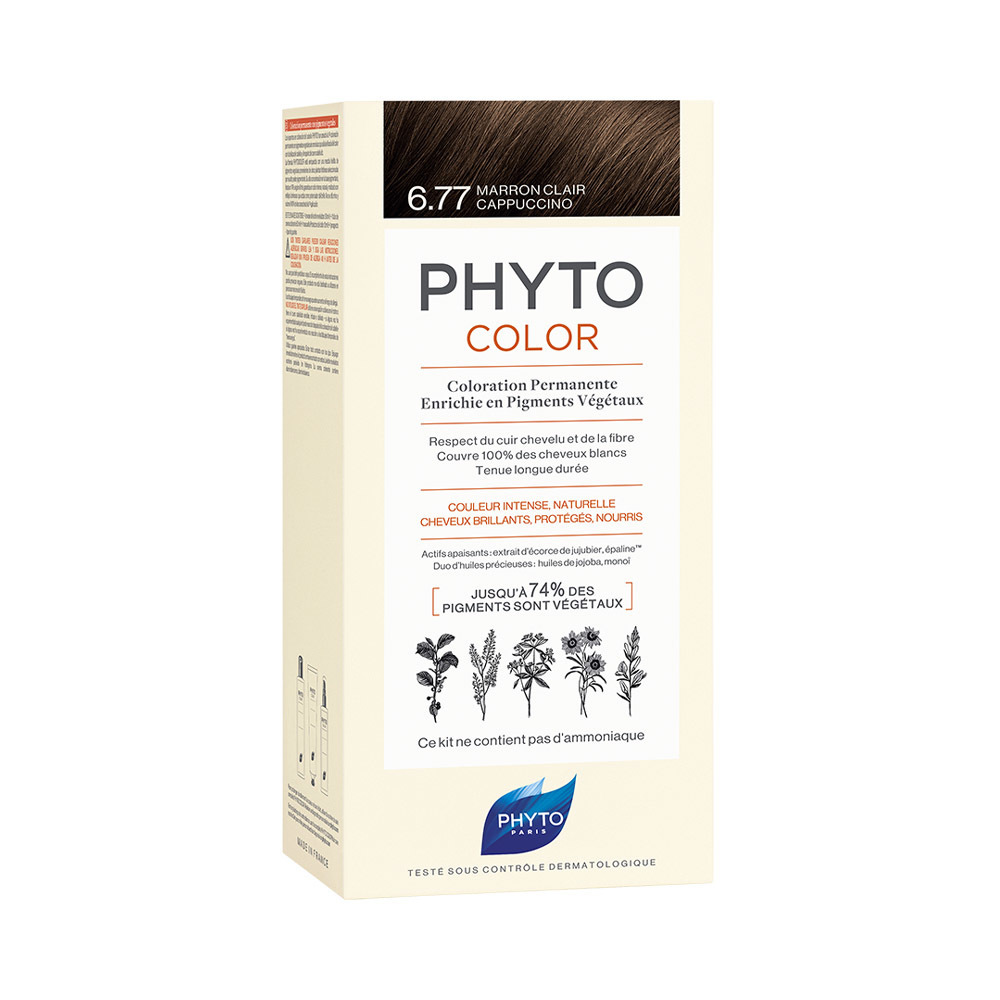 PHYTO - PHYTOCOLOR 6.77 Marron Clair Cappuccino (Μαρόν ανοιχτό καπουτσίνο)