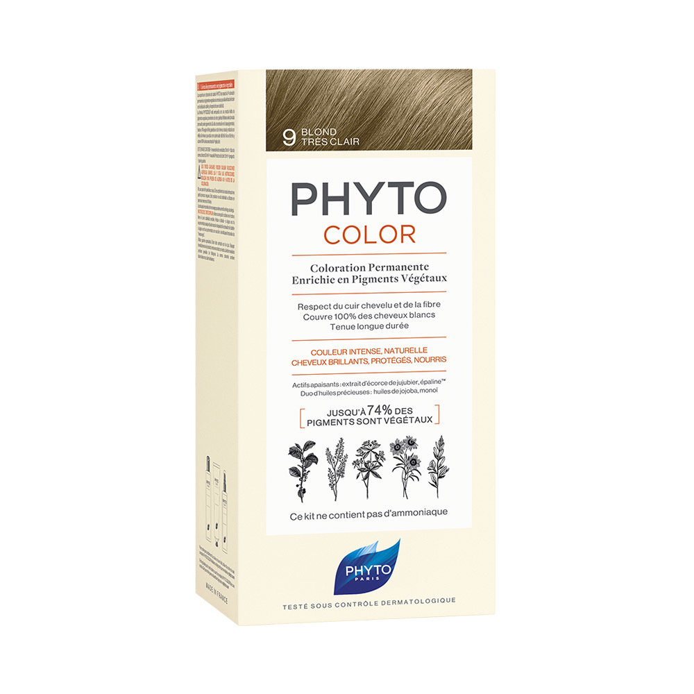 PHYTO - PHYTOCOLOR 9 Blond Tres Clair (Ξανθό πολύ ανοιχτό)