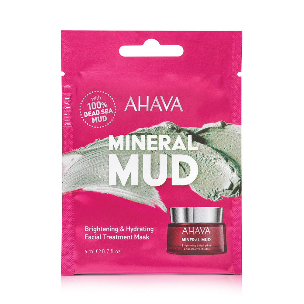 AHAVA - MINERAL MUD Brightening & Hydrating Facial Treatment Mask - 6ml