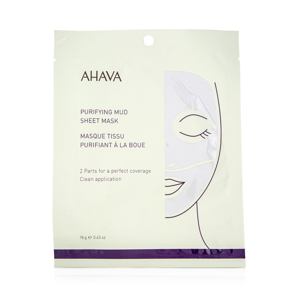 AHAVA - PURIFYING MUD Sheet Mask - 18gr