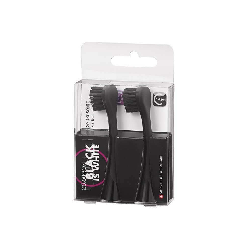 CURAPROX - HYDROSONIC Black Is White Ανταλλακτικές Κεφαλές - 2τεμ.