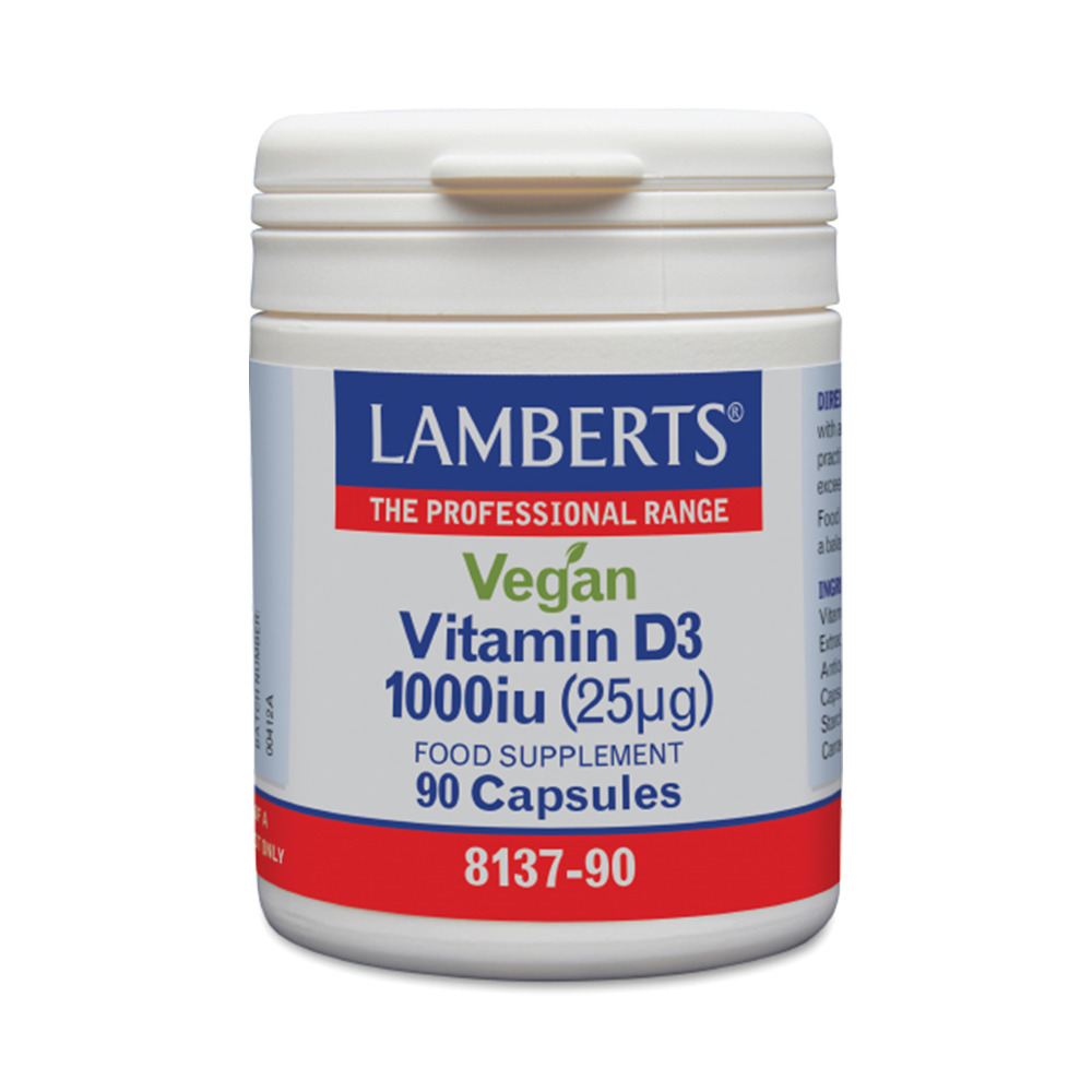LAMBERTS - Vegan Vitamin D3 1000iu - 90tabs