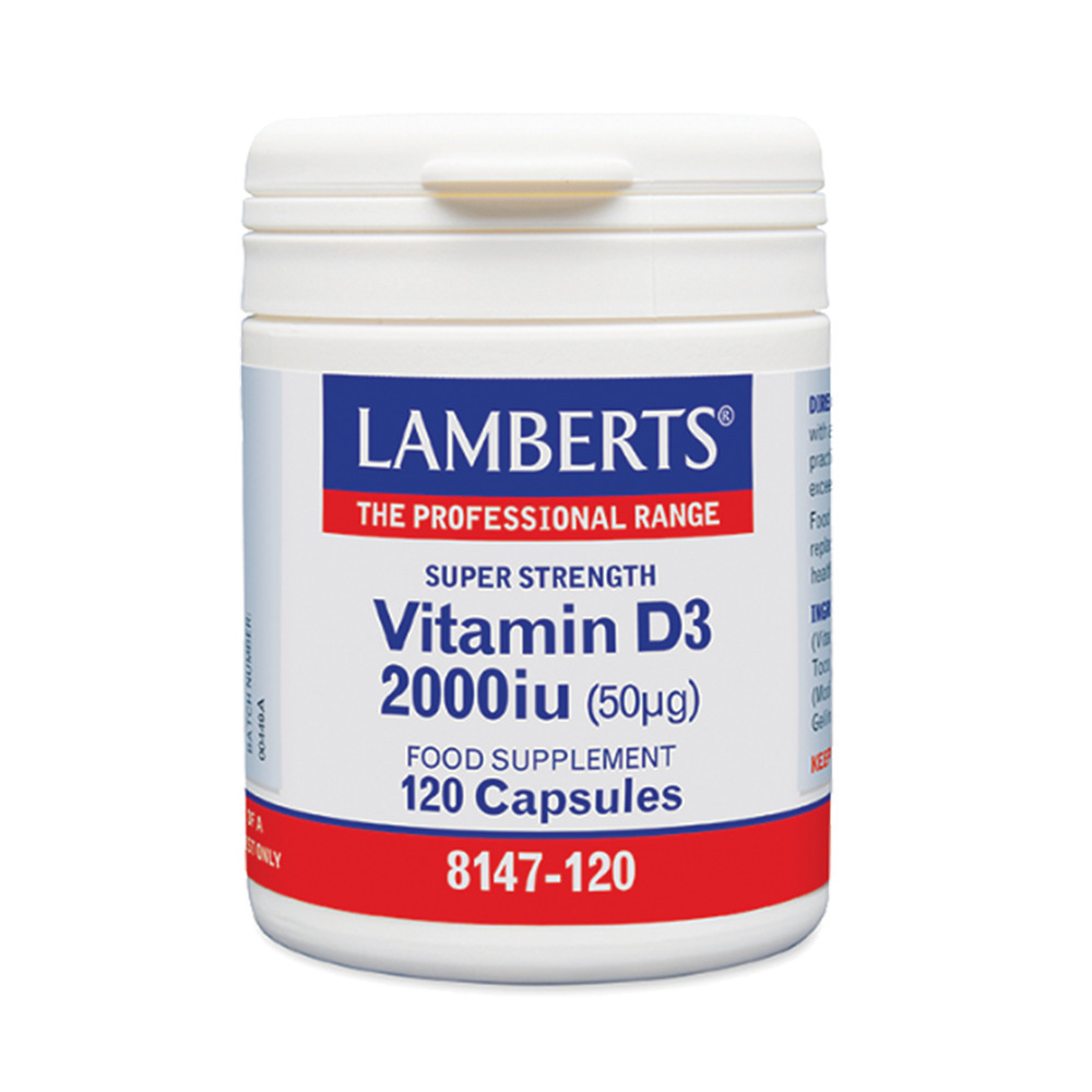 LAMBERTS - Vitamin D3 2000iu - 120tabs