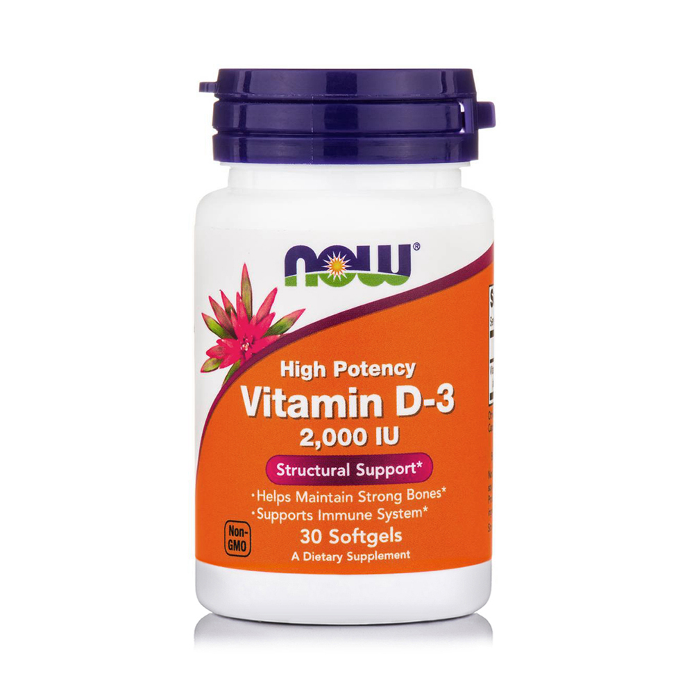 NOW - Vitamin D3 2000IU - 30softgels