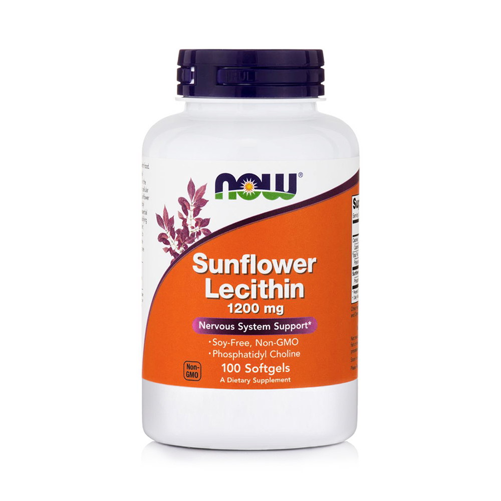 NOW - Sunflower Lecithin 1200mg - 100softgels