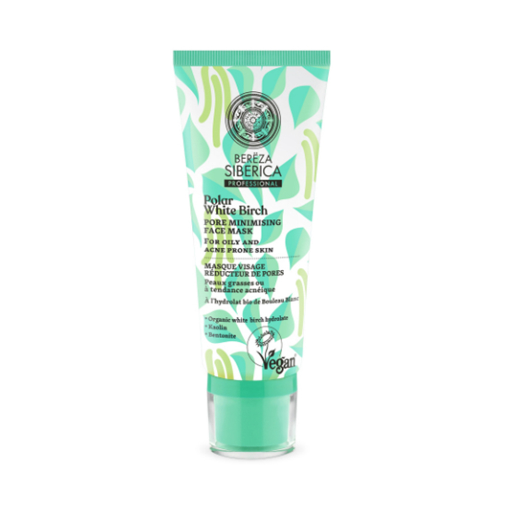 NATURA SIBERICA - BEREZA SIBERICA Polar White Birch Pore Minimising Face Mask - 100ml