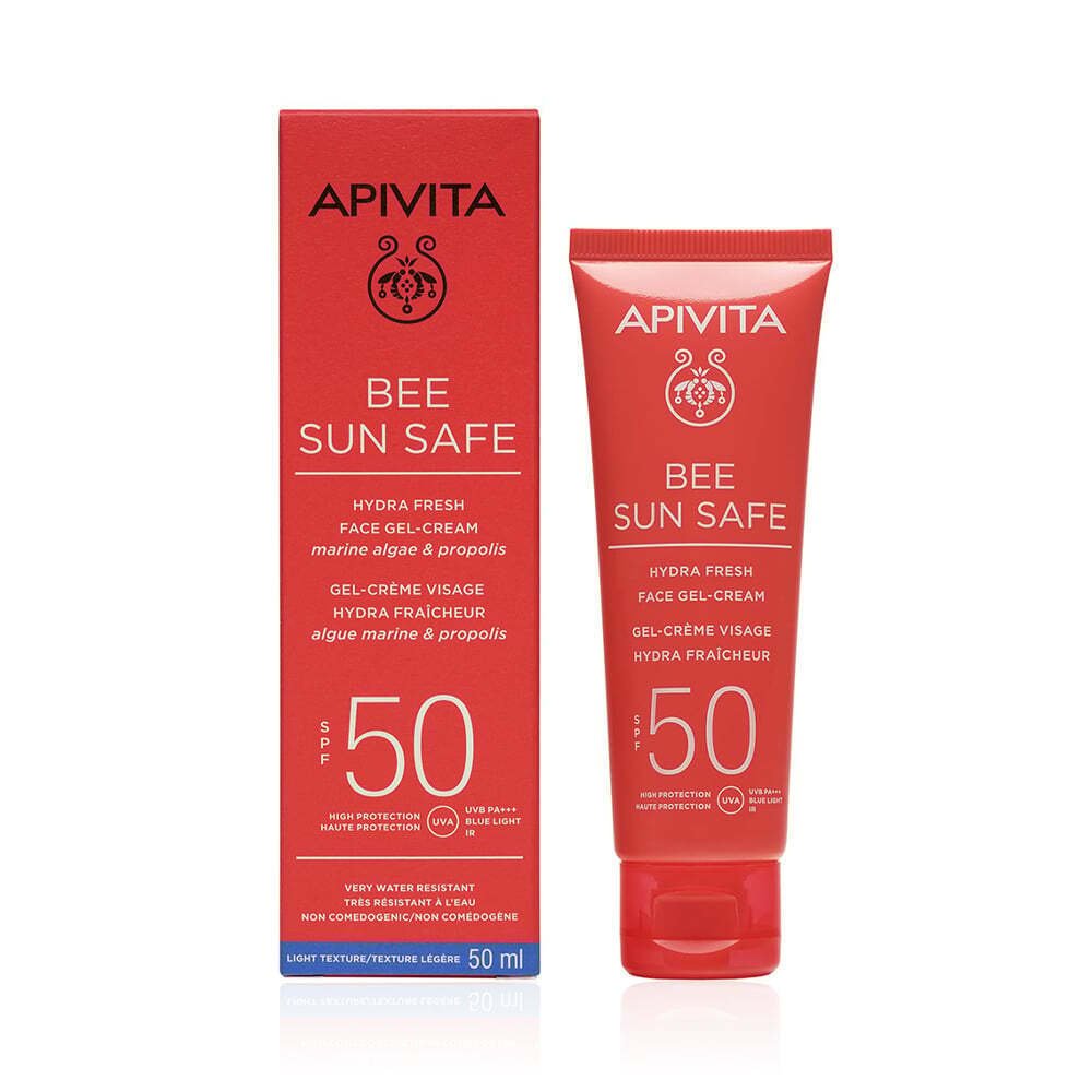 APIVITA - BEE SUN SAFE Ενυδατική Κρέμα-Gel Προσώπου SPF50 - 50ml