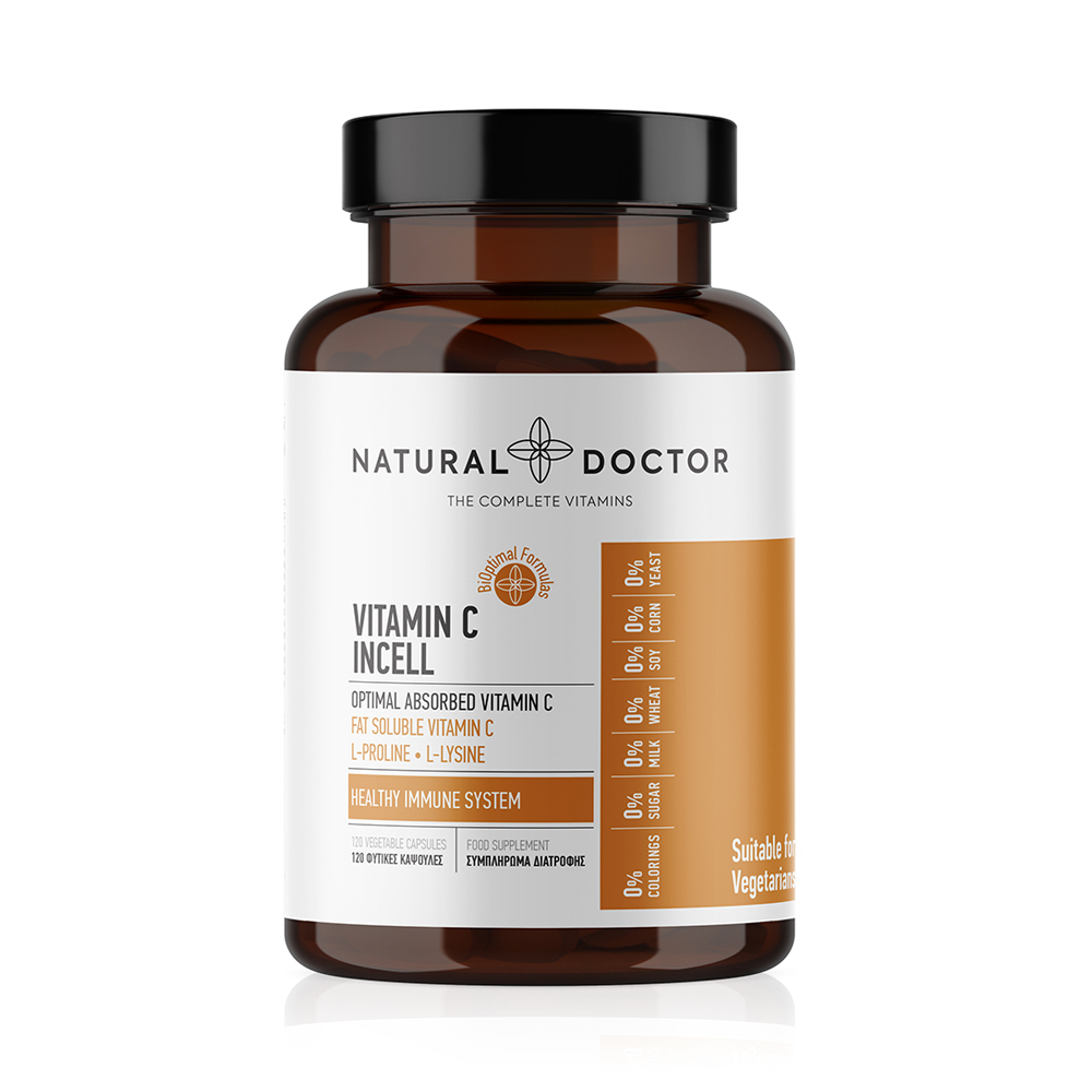 NATURAL DOCTOR - Vit C Incell - 120caps