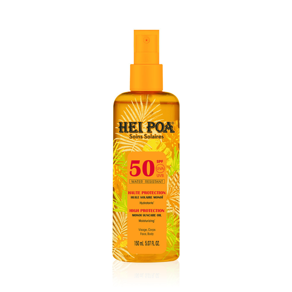 HEI POA - SOINS SOLAIRES Huile Solaire Monoi SPF50 - 150ml