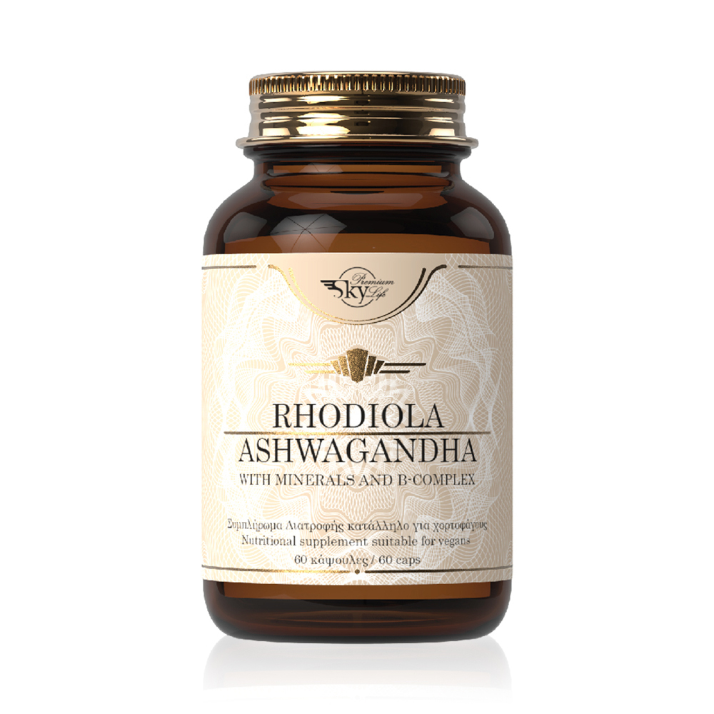 SKY PREMIUM LIFE - Rhodiola Ashwagandha - 60caps