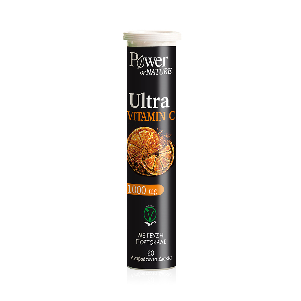POWER HEALTH - Ultra Vitamin C 1000mg (γεύση πορτοκάλι) - 20eff.tabs