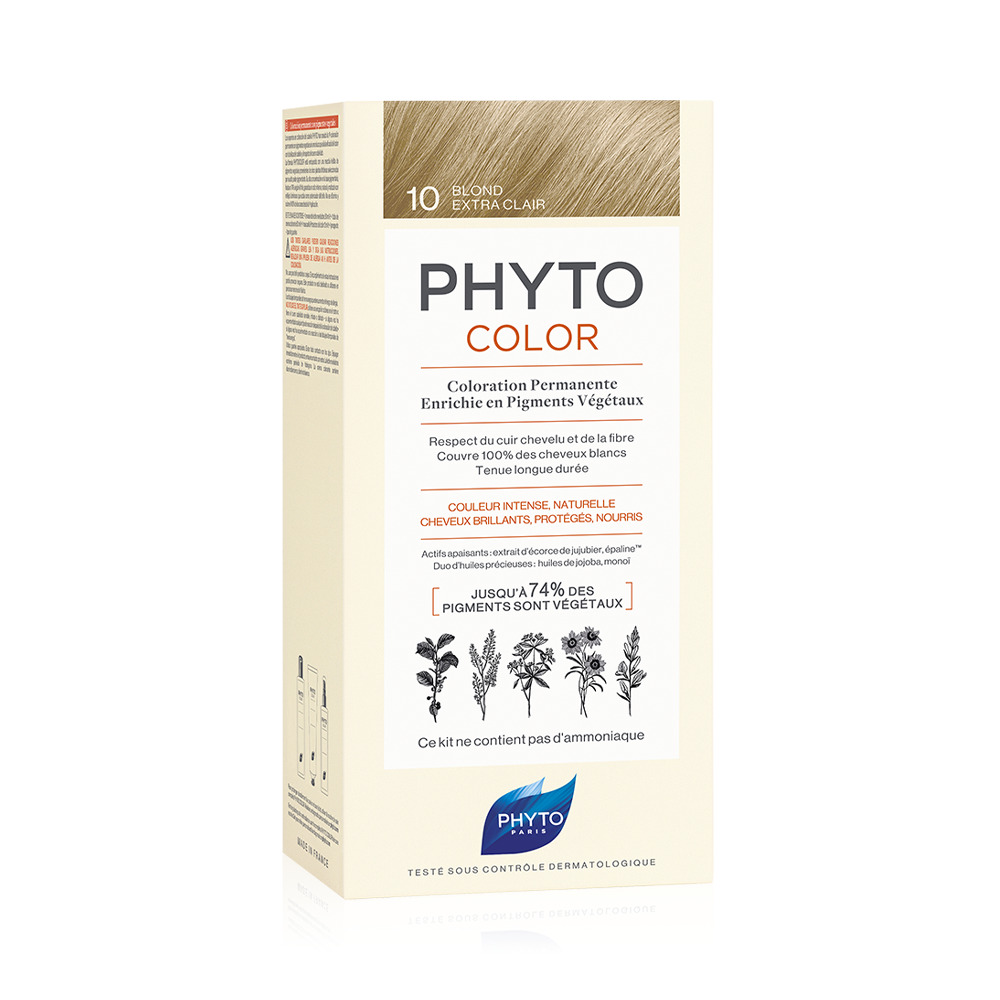 PHYTO - PHYTOCOLOR 10 Blond Extra Clair (Κατάξανθο πλατινέ)