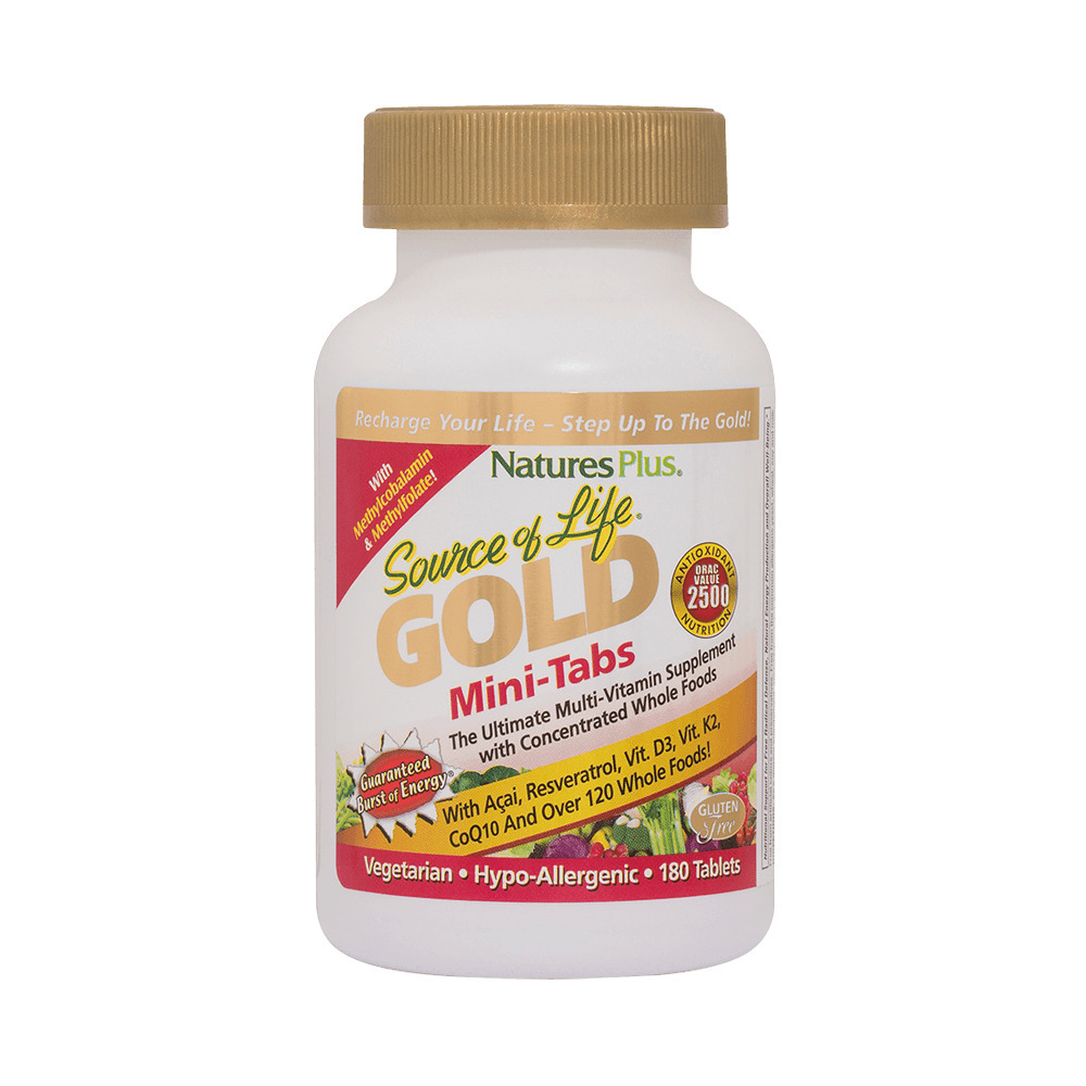 NATURES PLUS - SOURCE OF LIFE Gold Mini - 180tabs