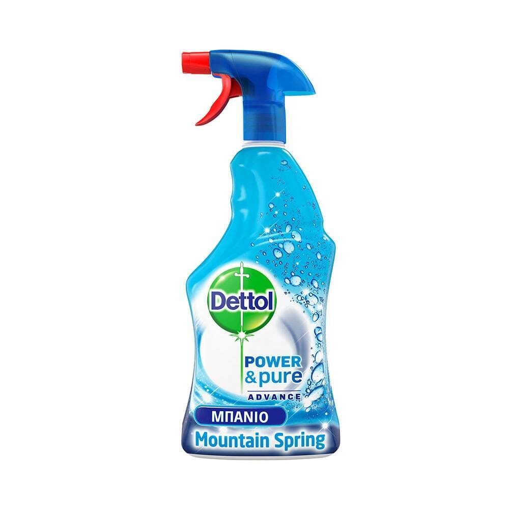 DETTOL - POWER & PURE Καθαριστικό Spray Μπάνιου - 500ml