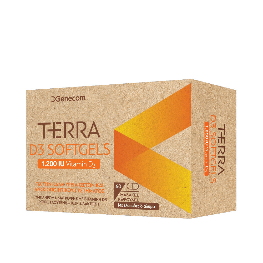 GENECOM - TERRA D3 1200iu - 60softgels