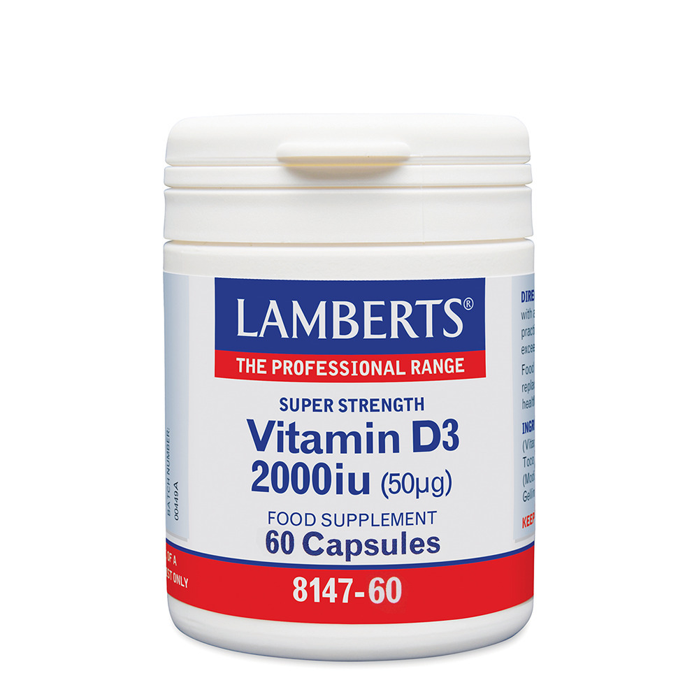 LAMBERTS - Vitamin D3 2000iu - 60tabs
