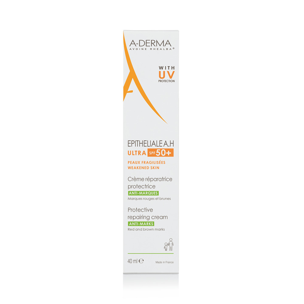 A-DERMA - EPITHELIALE A.H. ULTRA Creme Reparatrice Protectrice SPF50+ - 40ml