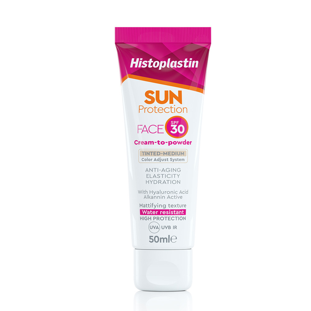 HISTOPLASTIN - SUN PROTECTION Face Cream to Powder Tinted SPF30+ - 50ml