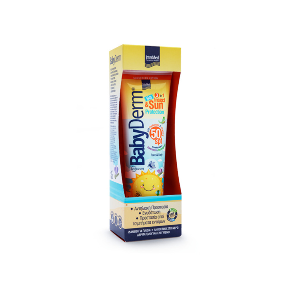 INTERMED - BABYDERM Kids 3 in 1 Insect & Sun Protection SPF50 - 300ml