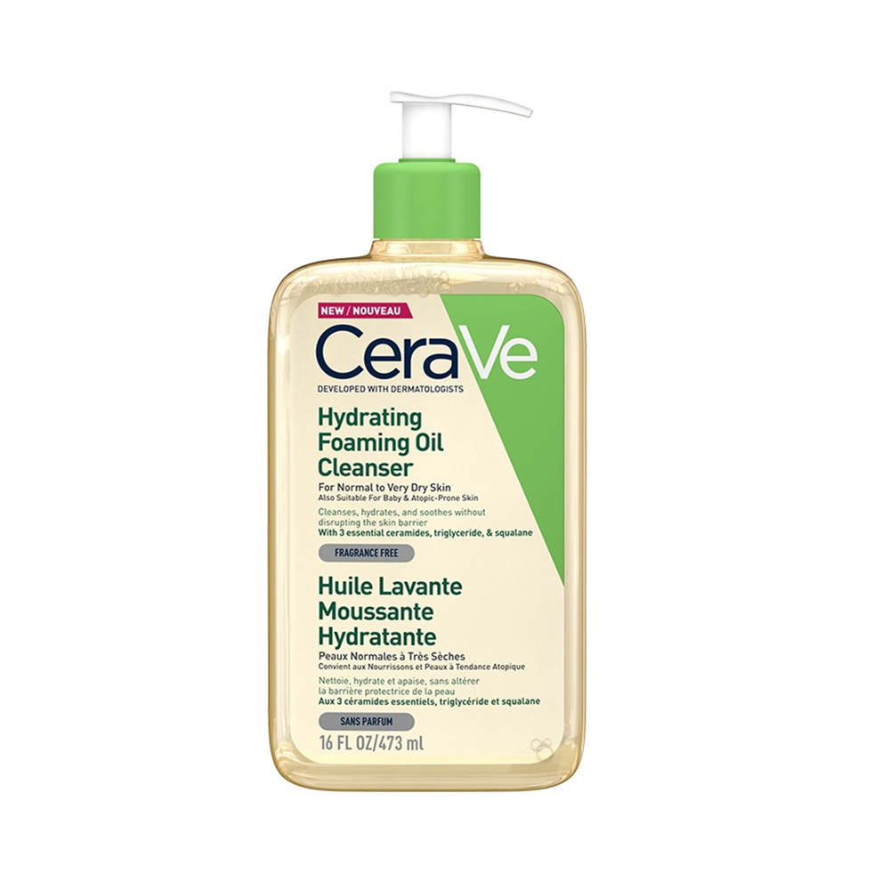 CERAVE - Hydrating Foaming Oil Cleanser - 473ml
