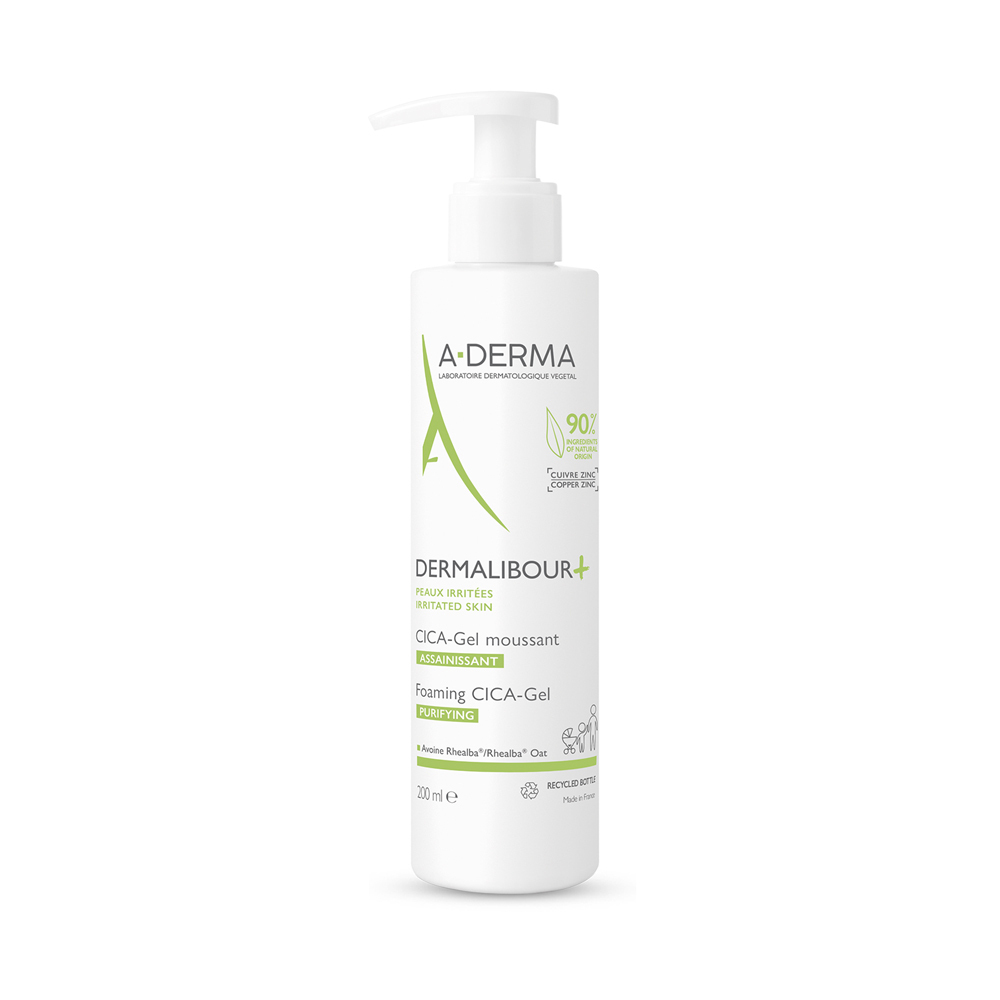 A-DERMA - DERMALIBOUR+ Cica Gel Moussant - 200ml