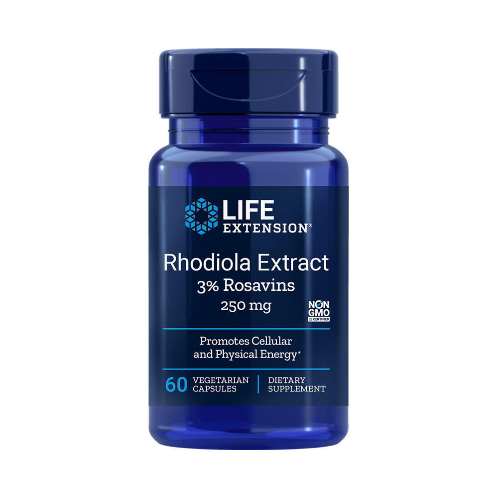 LIFE EXTENSION - Rhodiola Extract 250mg - 60caps