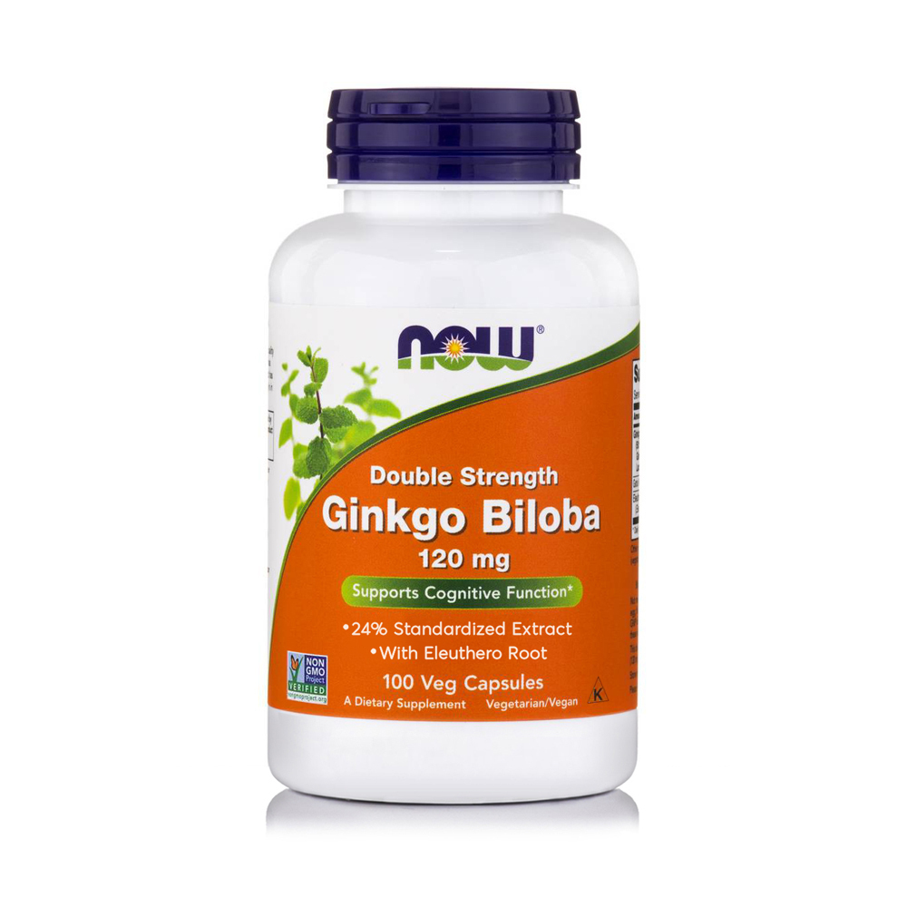 NOW - Ginkgo Biloba 120mg - 100caps