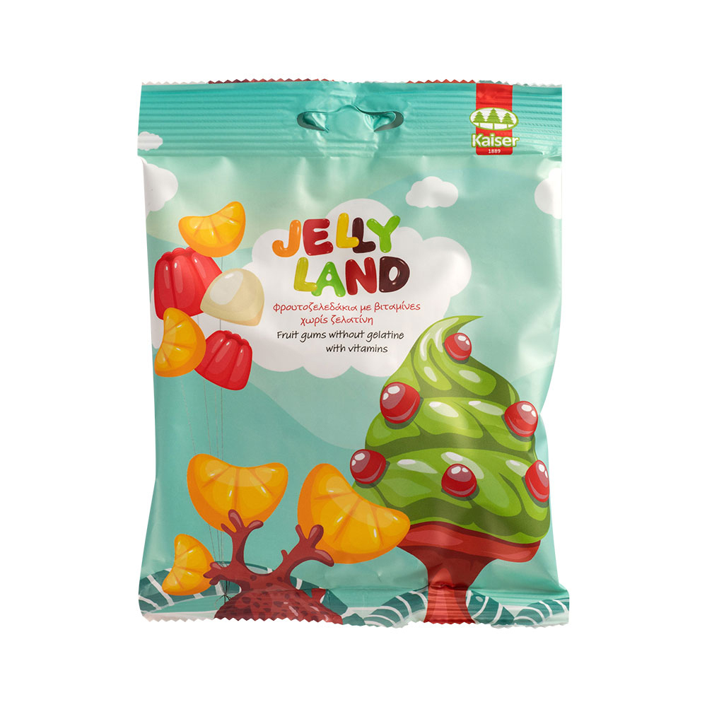 KAISER - JELLY LAND Φρουτοζελεδάκια με βιταμίνες - 100gr