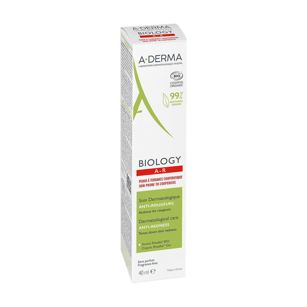 A-DERMA - BIOLOGY AR Soin Dermatologique Anti-Rougeurs - 40ml