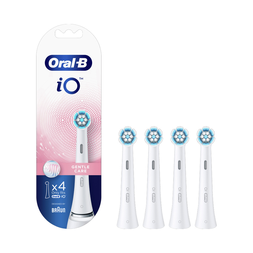 ORAL-B - iO Ανταλλακτικές Κεφαλές Gentle Care (White) - 4τεμ.