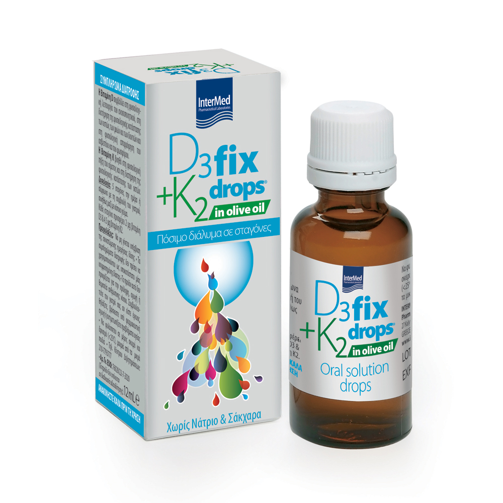 INTERMED - D3 + K2 Fix Drops - 12ml