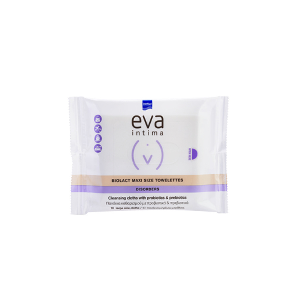 INTERMED - EVA INTIMA Biolact Maxi Size Towelettes - 10pcs