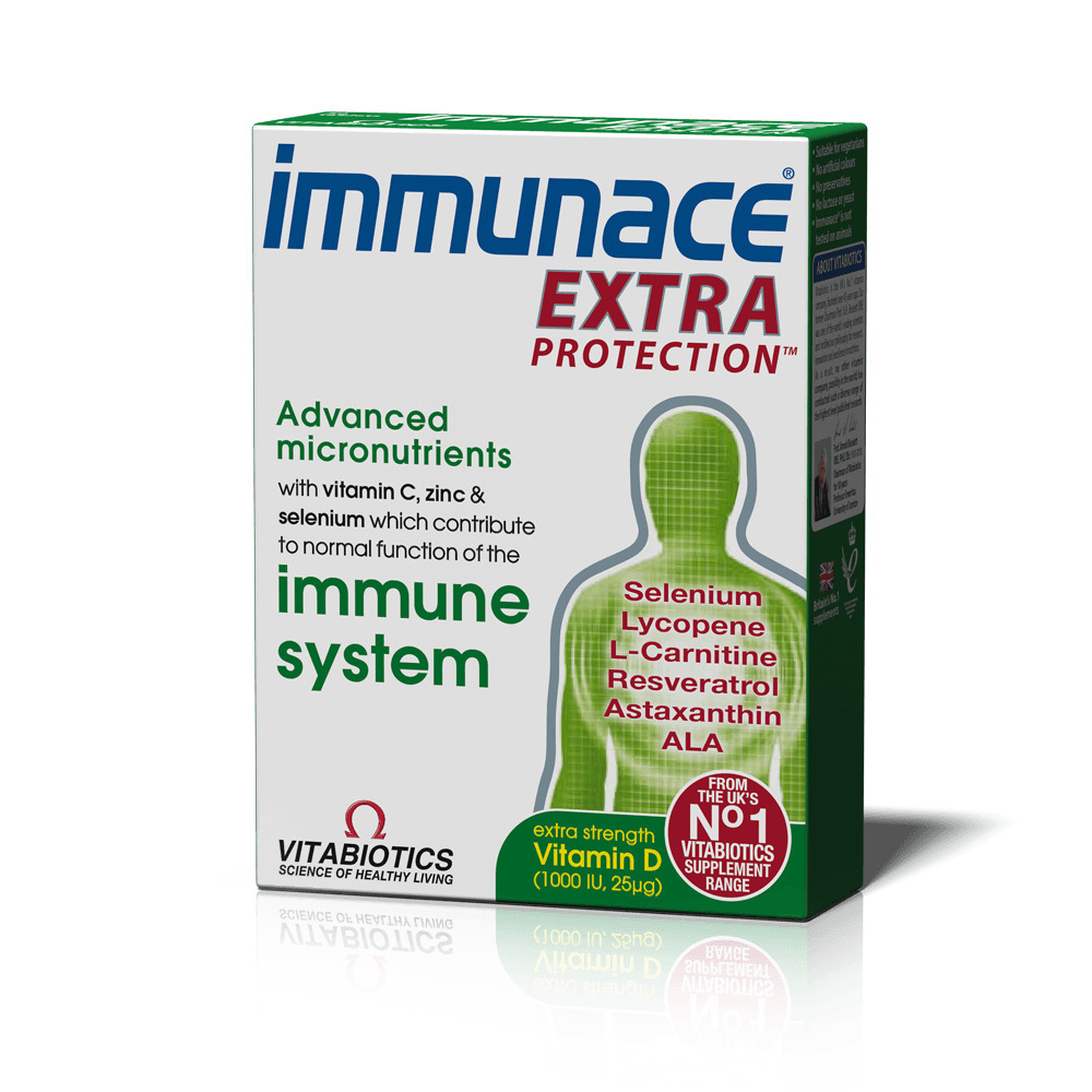 VITABIOTICS - Immunace Extra Protection - 30tabs