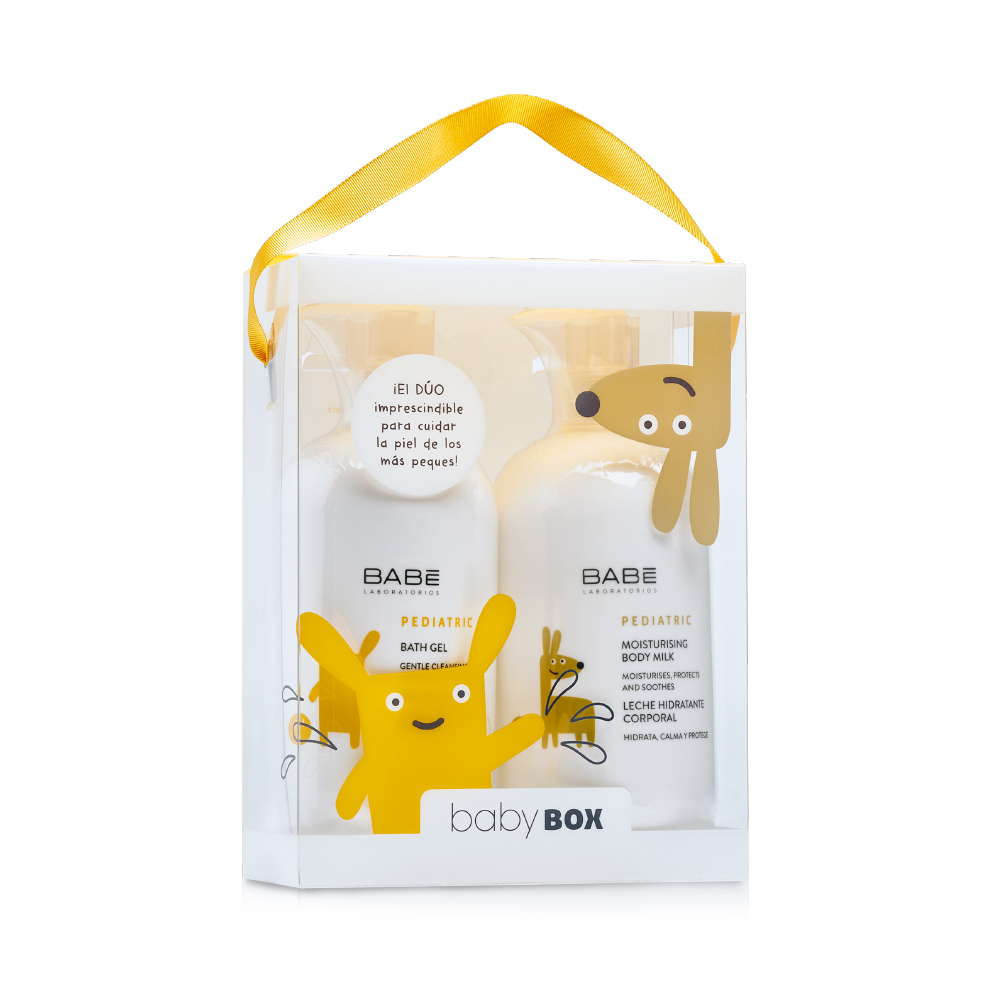 BABE - PROMO PACK PEDIATRIC Bath Gel - 500ml & PEDIATRIC Moisturising Body Milk - 500ml