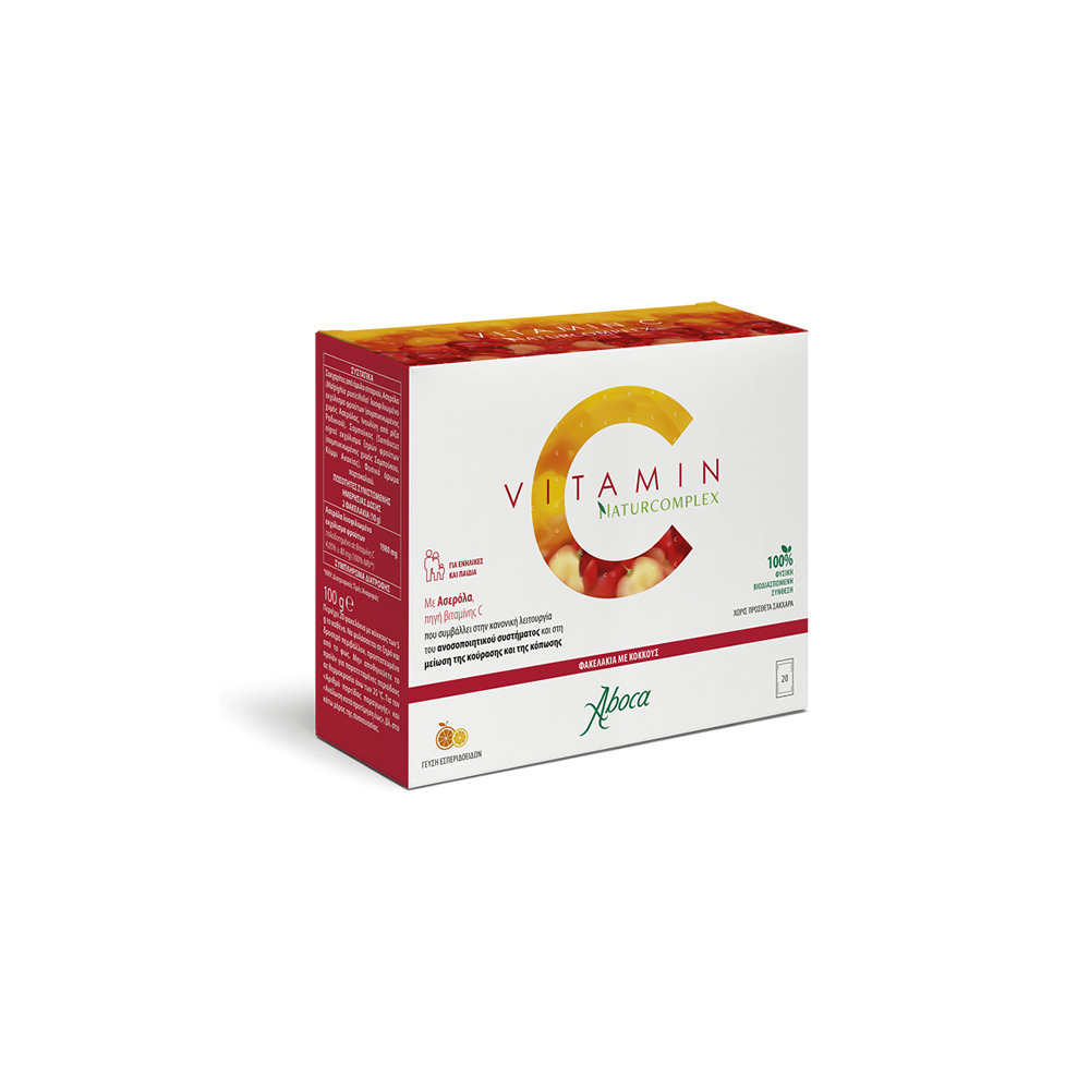 ABOCA - Vitamin C Naturcomplex (γεύση εσπεριδοειδών) - 20sach