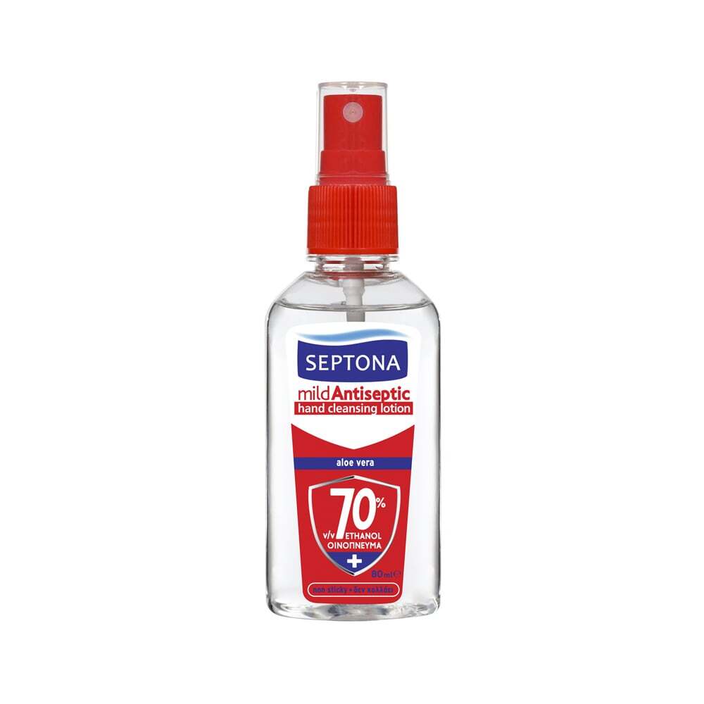 SEPTONA - Mild Antiseptic Hand Cleansing Lotion 70% (aloe vera) - 80ml