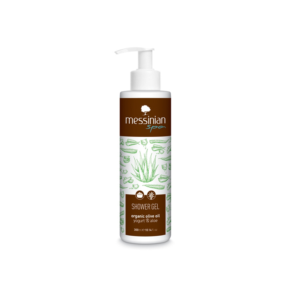 MESSINIAN SPA - ORGANIC OLIVE OIL Shower Gel Yogurt & Aloe - 300ml