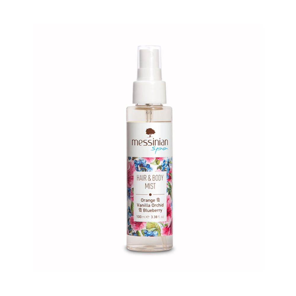 MESSINIAN SPA - Hair & Body Mist Orange, Vanilla, Orchid & Blueberry - 100ml