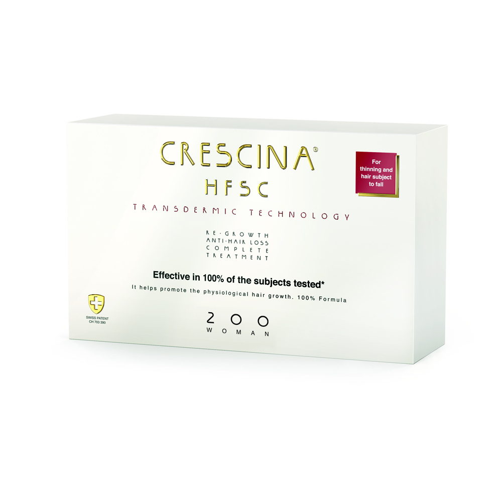 CRESCINA - TRANSDERMIC TECHNOLOGY HFSC Complete  200 for thinning & hair subject to fall Woman - 10&10vials