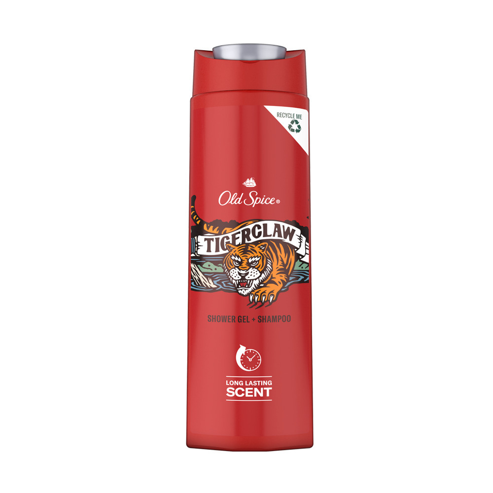 OLD SPICE - TIGER CLAW Shower Gel & Shampoo - 400ml
