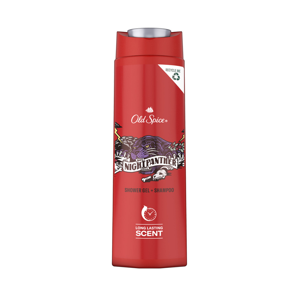 OLD SPICE - NIGHT PANTHER Shower Gel & Shampoo - 400ml