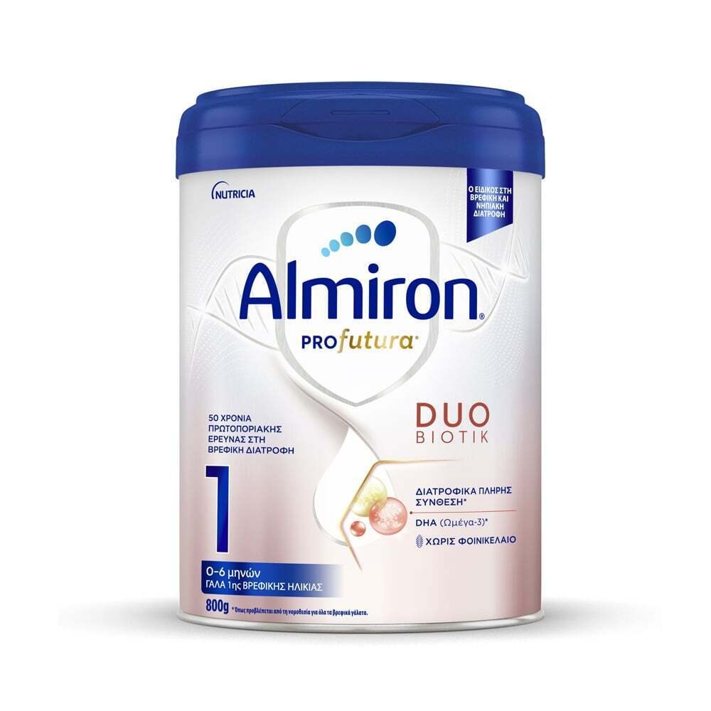 NUTRICIA - ALMIRON PROFUTURA 1 Duo Biotik γάλα 1ης βρεφικής ηλικίας από 0-6 μηνών - 800gr
