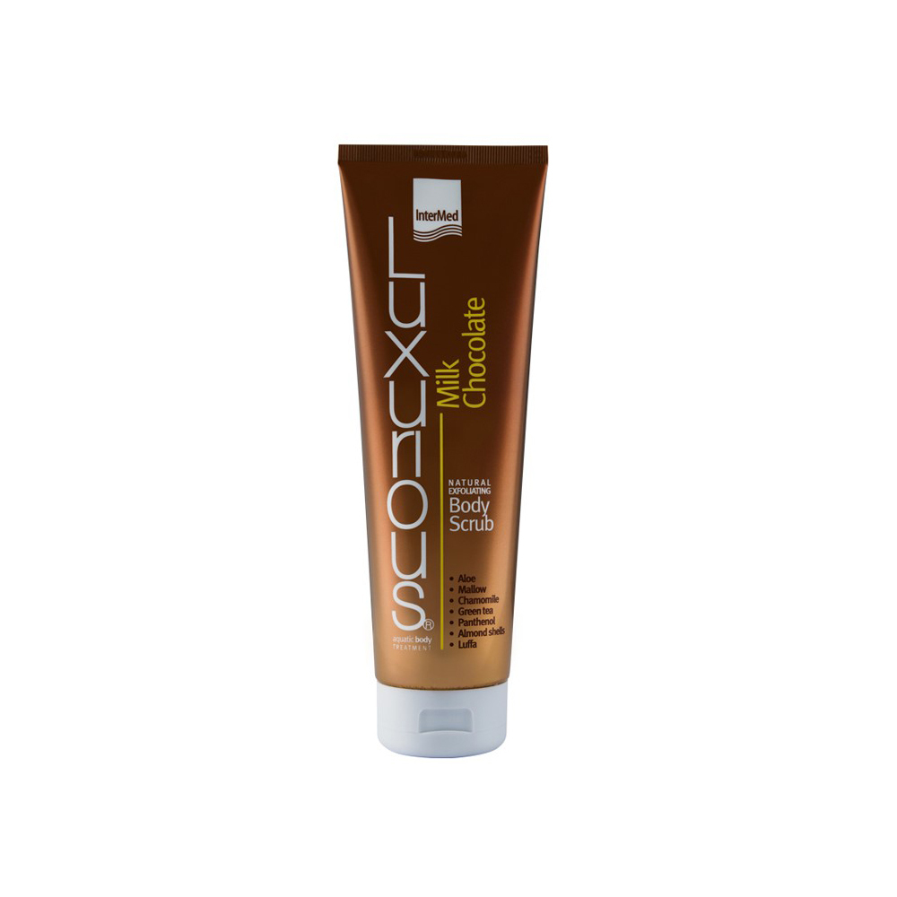 INTERMED - LUXURIOUS AQUATIC BODY TREATMENT Natural Exfoliating Body Scrub Milk Chocolate - 280ml