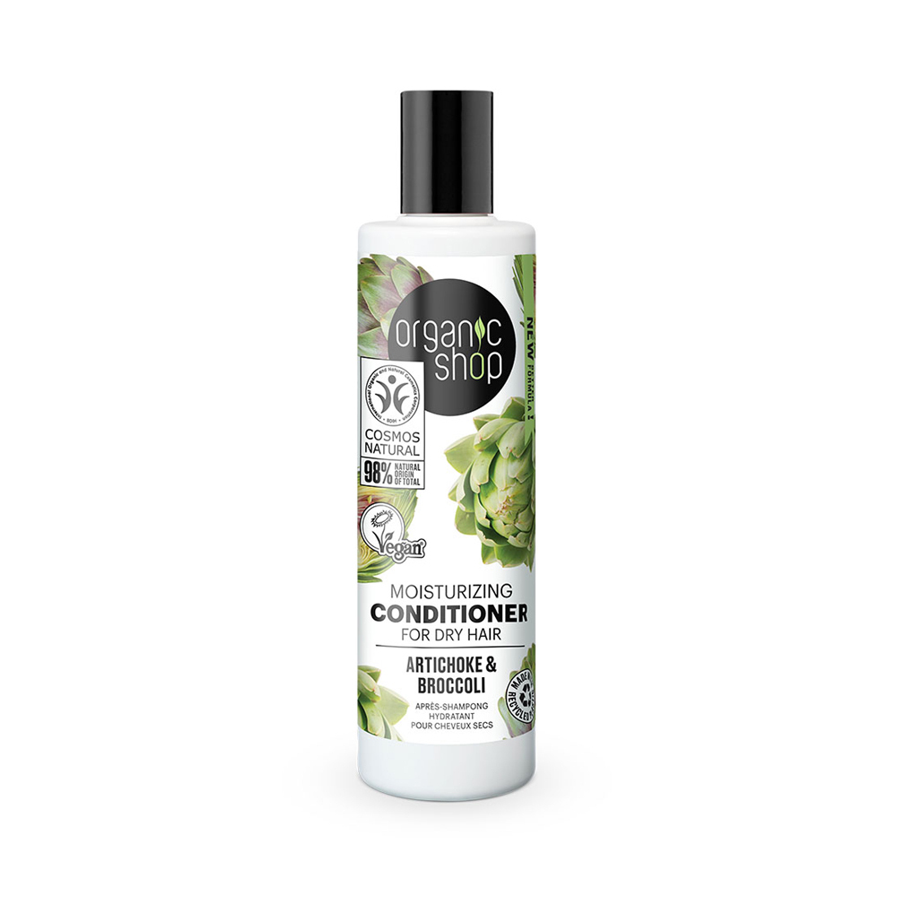 NATURA SIBERICA - ORGANIC SHOP Moisturizing Conditioner for Dry Hair Artichoke & Broccoli - 280ml