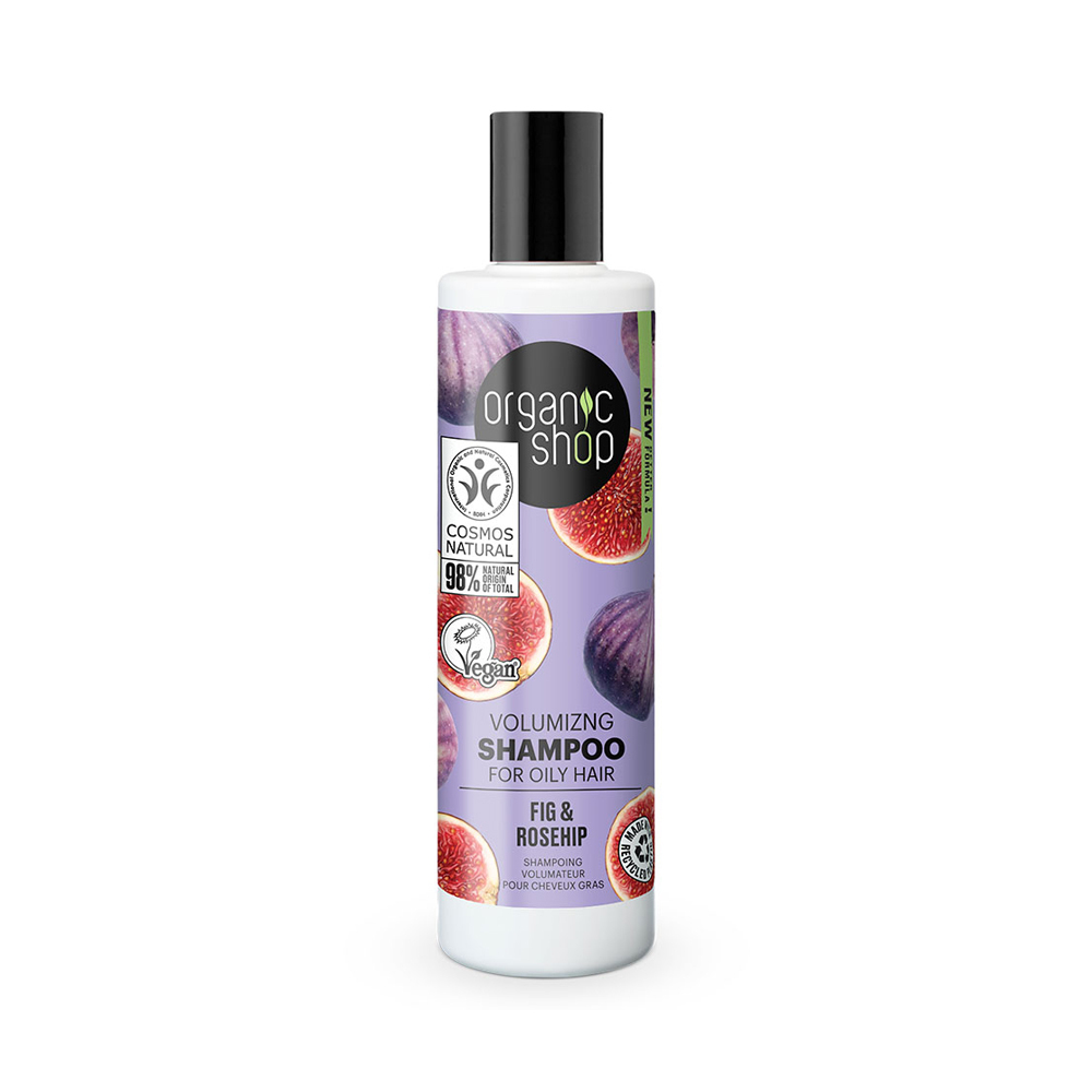 NATURA SIBERICA - ORGANIC SHOP Volumizing Shampoo for Oily Hair Fig & Rosehip - 280ml