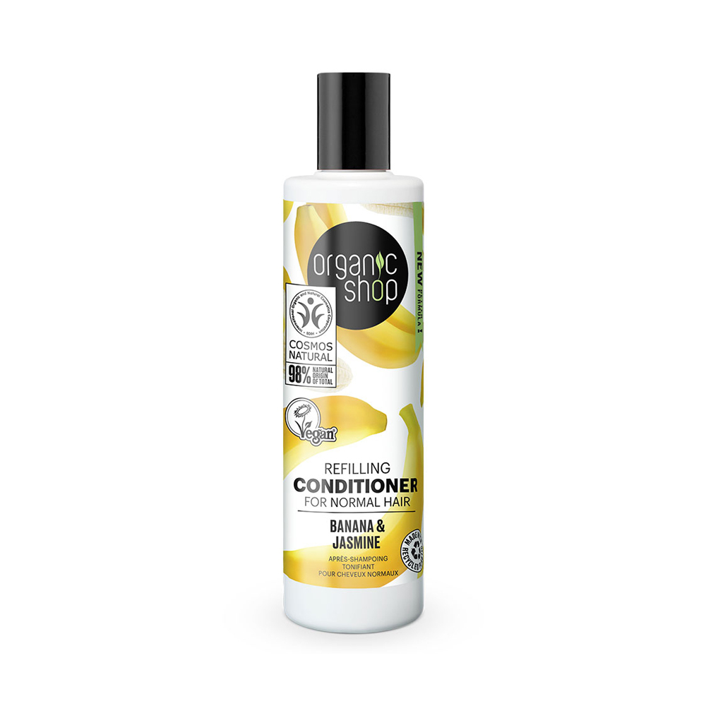 NATURA SIBERICA - ORGANIC SHOP Refilling Conditioner for Normal Hair Banana & Jasmine - 280ml